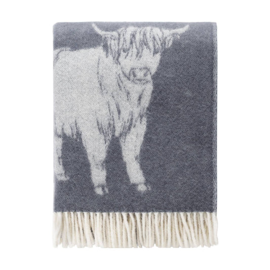 Wool cow throw - sustainable homeware