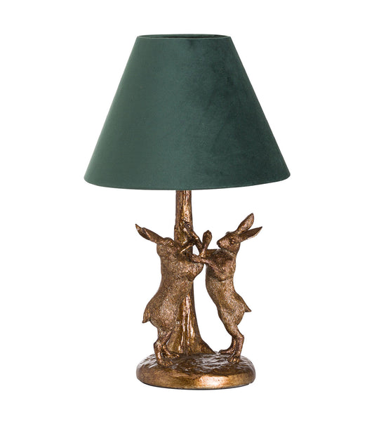 Hare lamp - perfect for a cottage living room