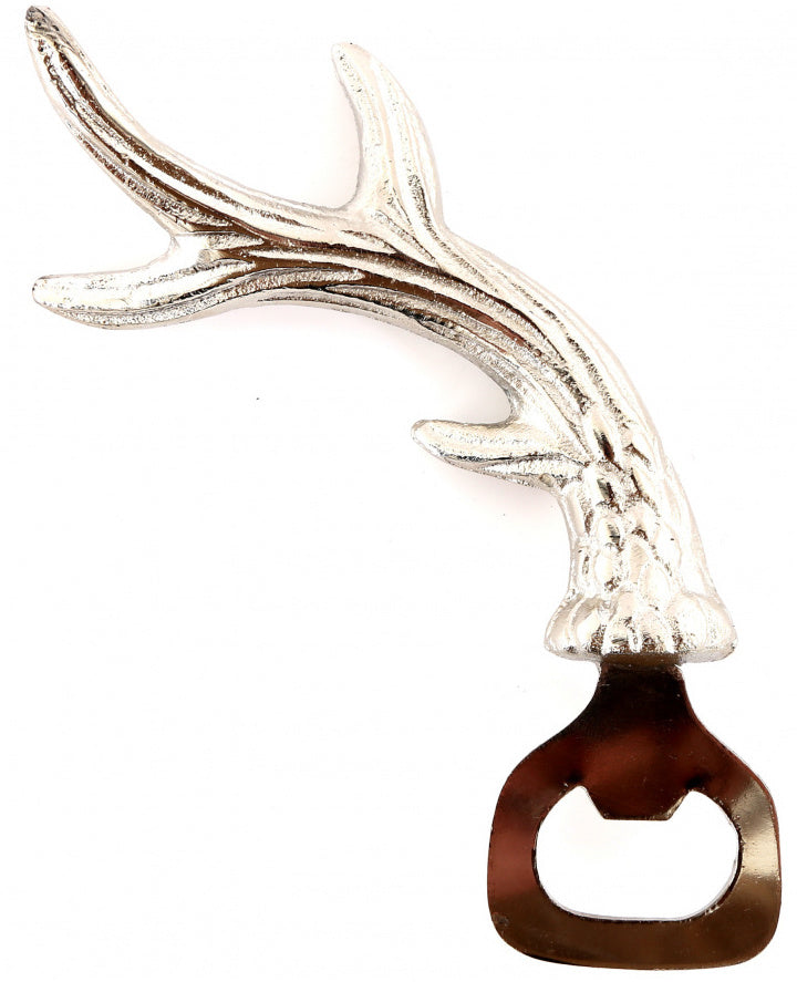 Silver antler bottle opener - perfect for your classic homeware gifts collection
