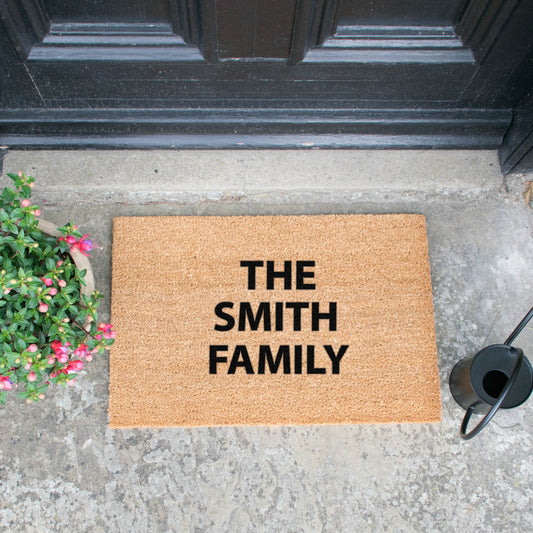 Personalised Door Mat (up to three lines)