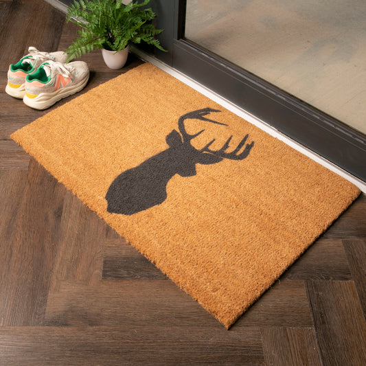 Country Home Stagshead Extra Large Grey Doormat 90x60cm
